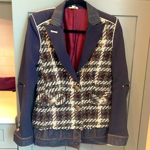 Soaked Janelle Navy Long Blazer